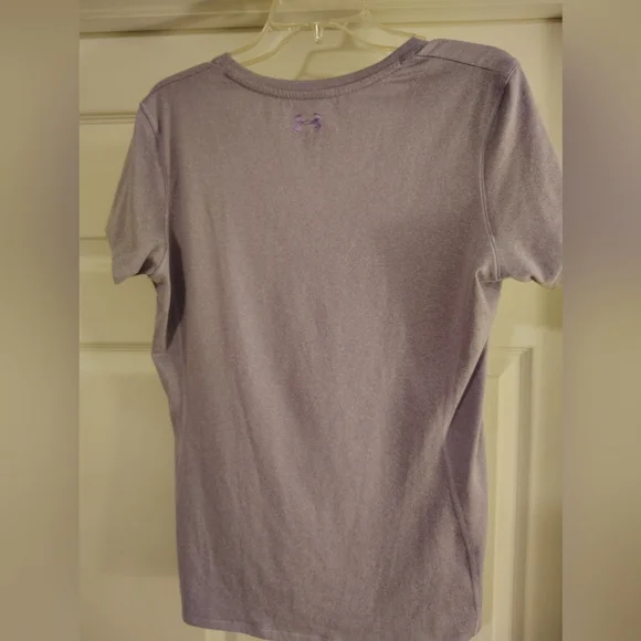 Under Armour Women's Lavender V-Neck Tee - Picture 3 of 5